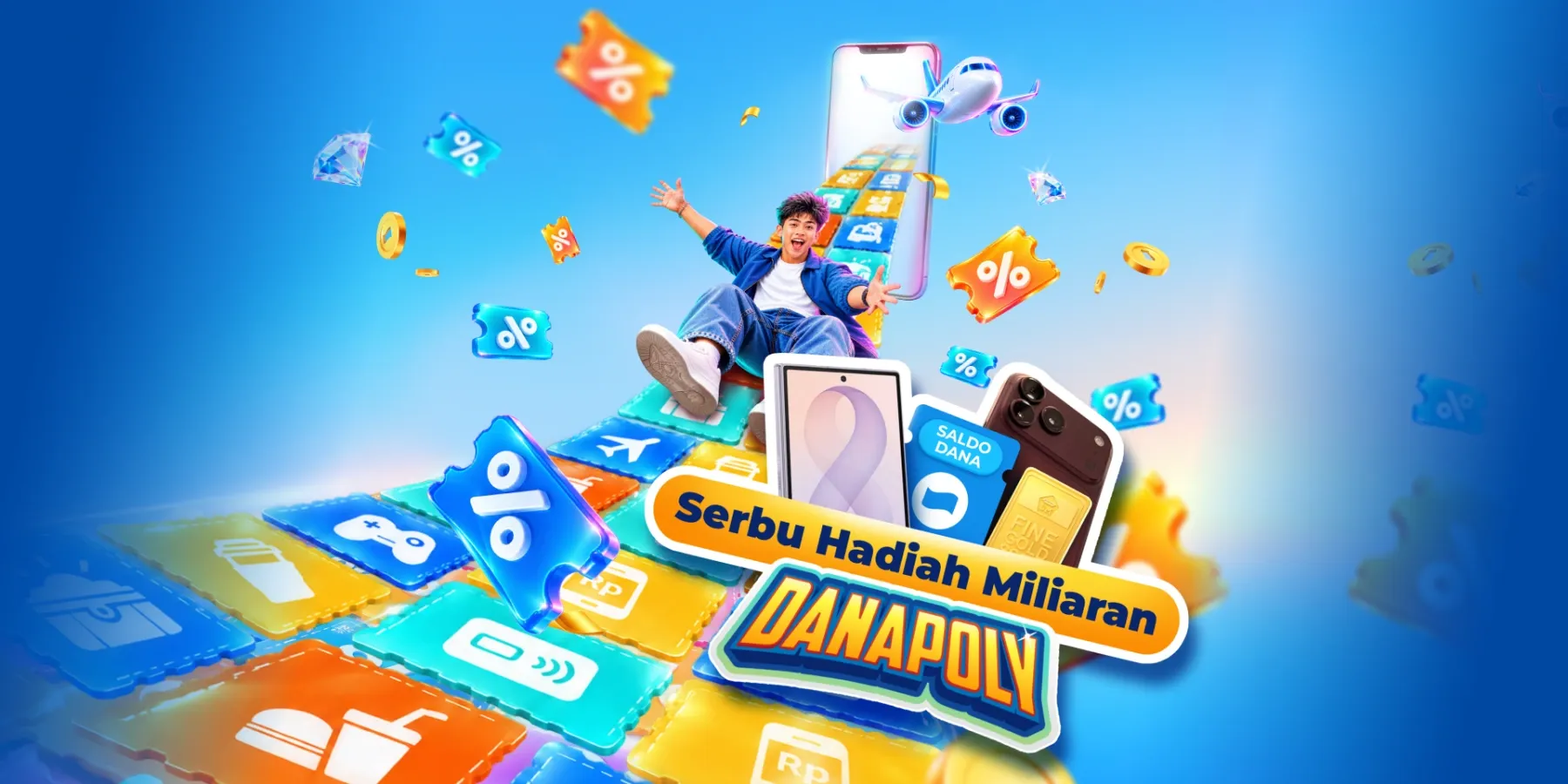 Siap-siap buat main DANAPoly di DANA 11.11 dan dapetin hadiah total milyaran rupiah!