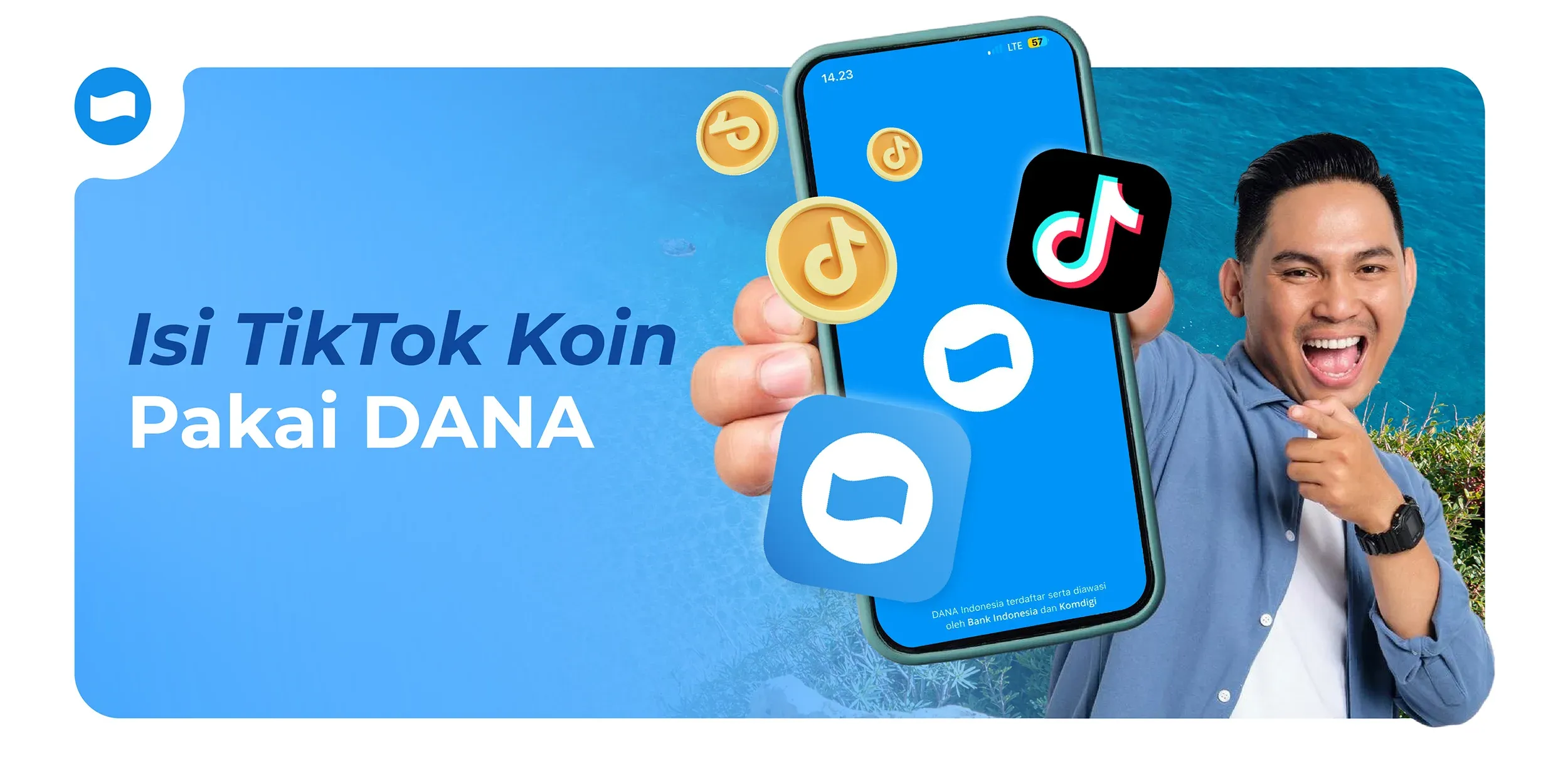 Cara Isi TikTok Koin Pakai DANA