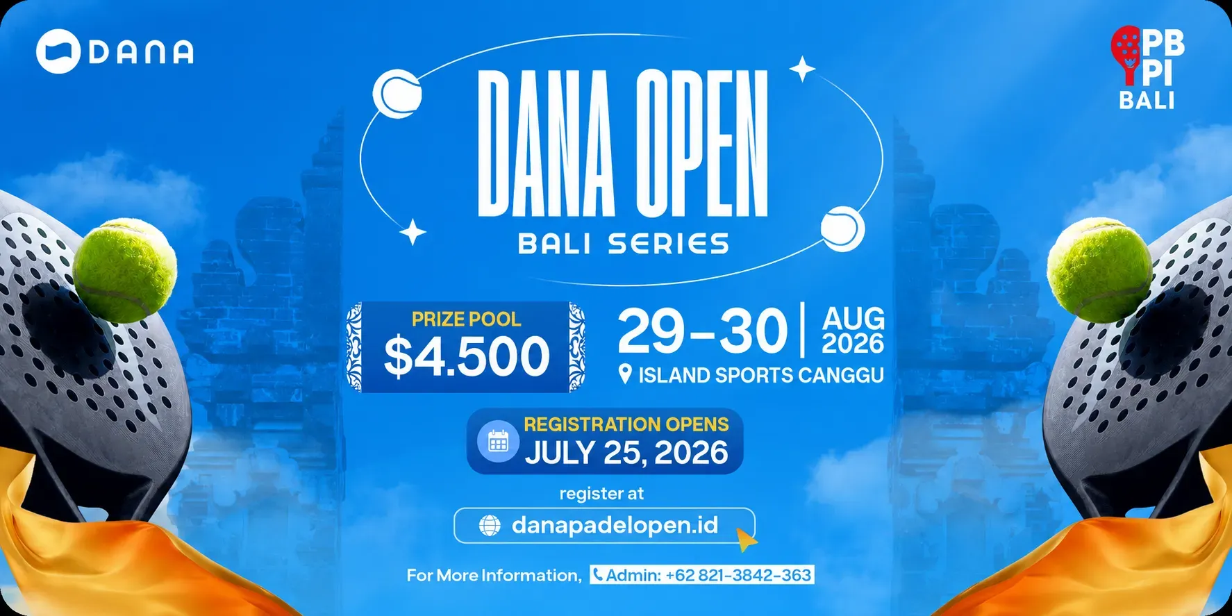 DANA Open Bali Series 2026: A Padel Tournament to Watch in Canggu