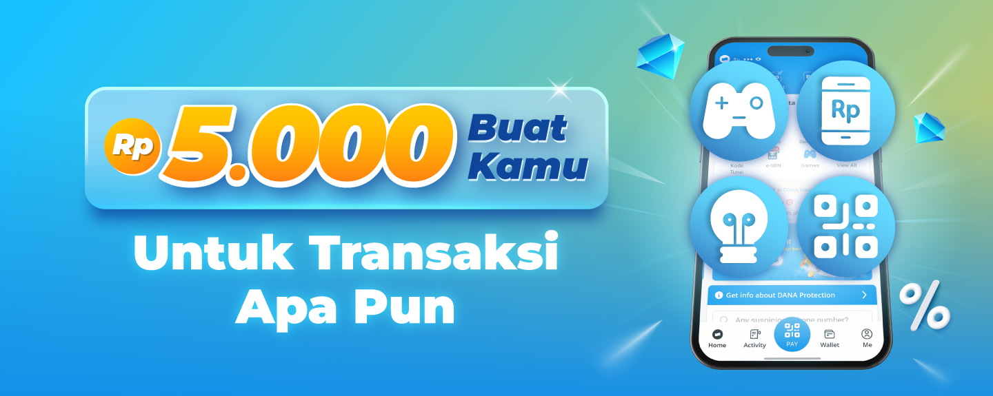 Transaksi Apa Pun Dapet Diskon Rp5.000, Yuk Pakai DANA Lagi!