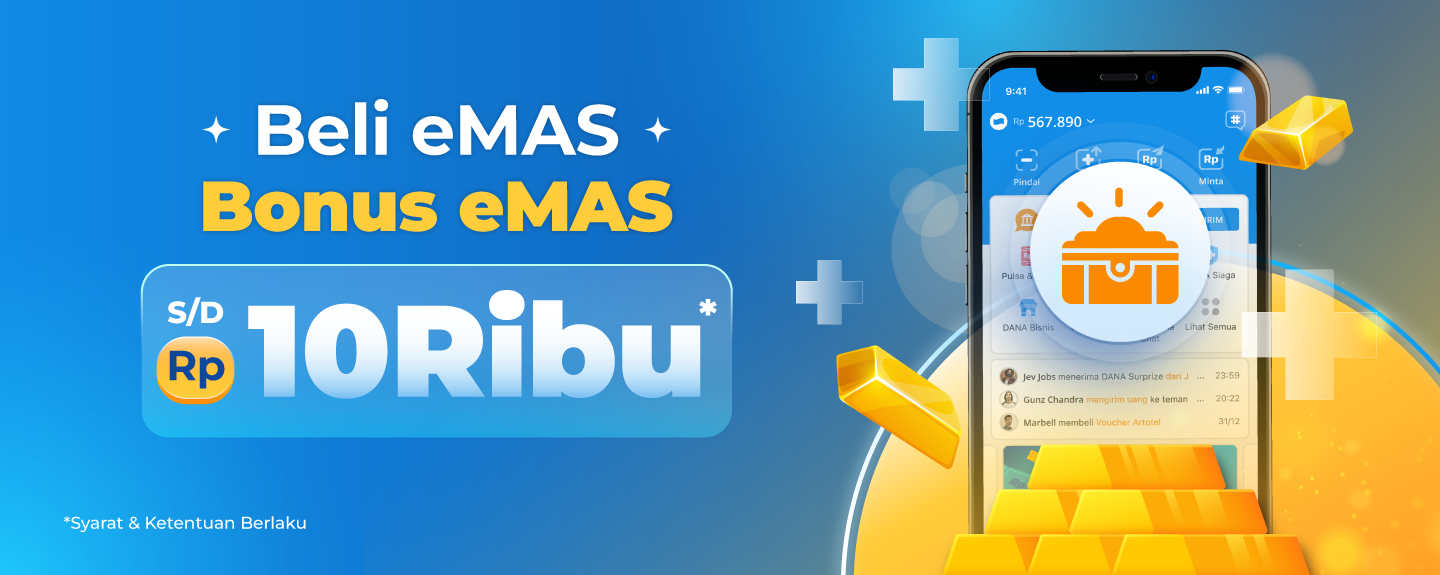 Buy eMAS & Get Up to Rp10K eMAS Voucher!