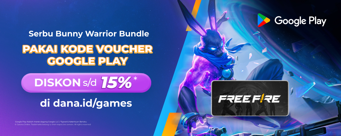 Serbu Bunny Warrior Bundle Pakai Kode Voucher Google Play Diskon s/d 15% di dana.id/games*