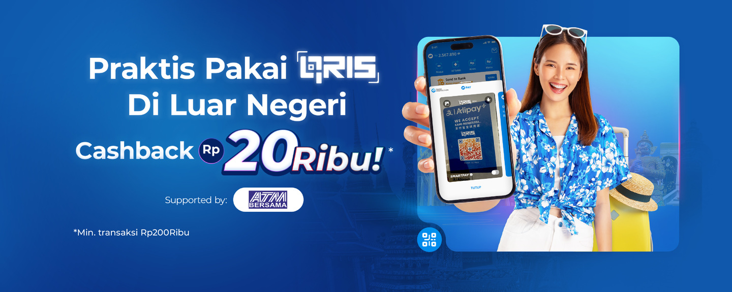 Use QRIS Abroad, Get Rp20K Cashback!