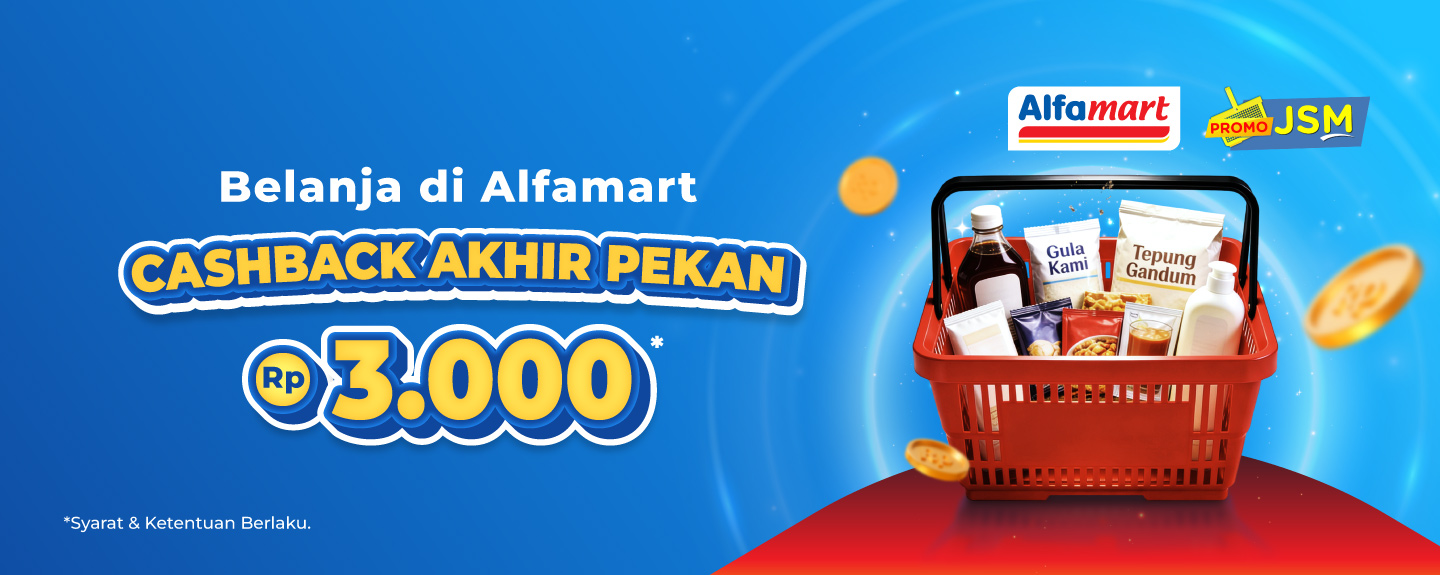 Serbu promo Rp3Rb setiap Jumat, Sabtu, Minggu di Alfamart pakai DANA!