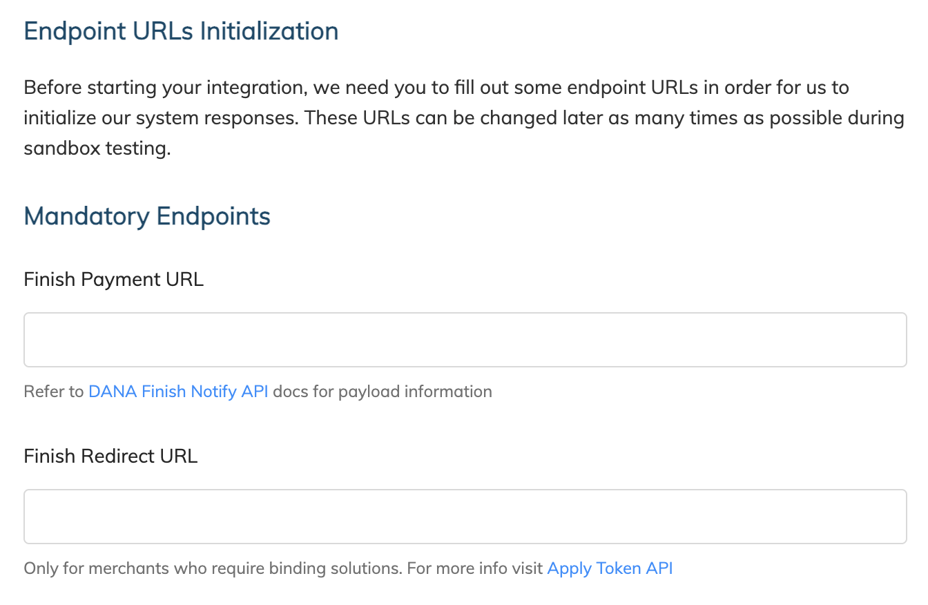 Setup Initial Webhook Address
